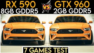 RX 590 vs GTX 960 (2GB) - Test In 7 Games - Biggest Difference !