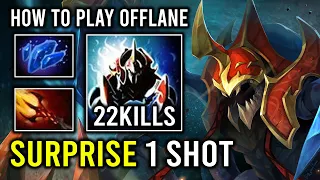 How to Offlane Nyx Assassin with Surprise Invisible 1 Shot Level 5 Dagon Burst Dota 2