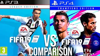 FIFA 19 PS3 VS PS4 Comparison