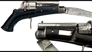 "Уникальный союз между ножом и револьвером: редкие образцы шпилечного револьвера Pin Fire Knife Revo