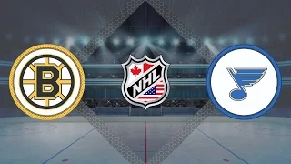 Обзор матча Бостон - Сент-Луис / BRUINS VS BLUES JANUARY 10, 2017 HIGHLIGHTS