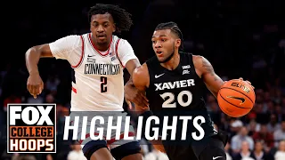 Xavier Musketeers vs. UConn Huskies 2024 Big East Tournament Highlights | CBB on FOX