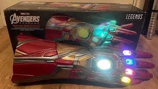 The Infinity Saga Avengers EndGame Hasbro Iron Man Nano Gauntlet review