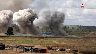 Russian and Belarusian artillerymen drubbed a "militant" camp near Brest