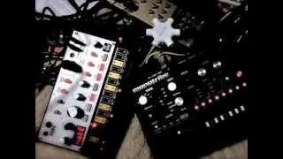 Volca bass, beats, keys, Monotribe original song "Gatzsinm"