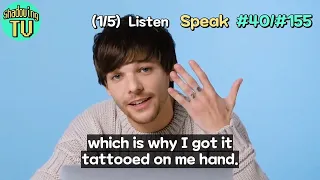 Louis with an attractive British accent! | Louis Tomlinson Goes Undercover on SNS | GQ
