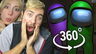 360 AMONG US ANİMASYONLARI İZLEDİK | 😂 3D Among Us 😈 | Among us Türkçe