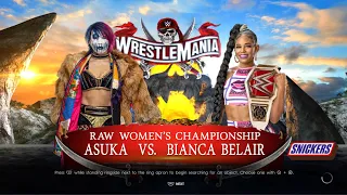 WWE 2K22 Asuka vs Bianca Belair | Hell in a Cell