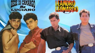 ZEZÉ DI CAMARGO E LUCIANO, LEANDRO E LEONARDO AS MAIORES MÚSICAS SERTANEJAS pt10 UNIVERSO SERTANEJO