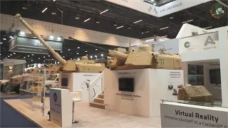 IDEX 2019 CMI Defence full range of weapon stations and turret  new training center
