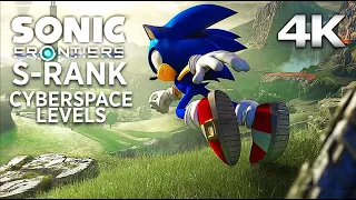 SONIC FRONTIERS All Levels S-Rank (All Cyberspace Levels) 4K 60FPS Ultra HD