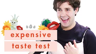 David Dobrik Does the Grossest Thing With Gum | Expensive Taste Test | Cosmopolitan