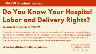 Do You Know Your Hospital Labor and Delivery Rights