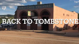 Back to Tombstone: Sitting in the dark inside The Birdcage Theater and cool history!