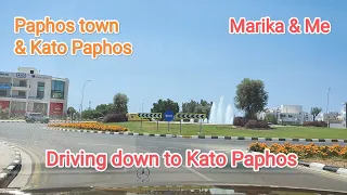 Driving down to Kato Paphos Harbour Welcome to Mr Paul's Breakfast Club.. Kato Paphos Cyprus