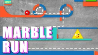 Marble Run with Numberblocks (from Flatland)