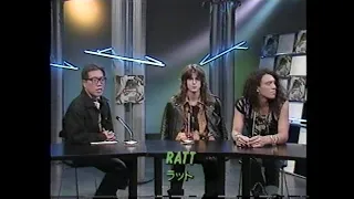 77 Ratt on a TV program in Japan