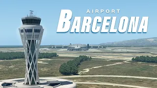 Airport Barcelona | XPlane 11 Add-on | Official Trailer | Aerosoft