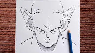 How to draw Piccolo | Easy to draw | Anime sketch | step by step for beginners