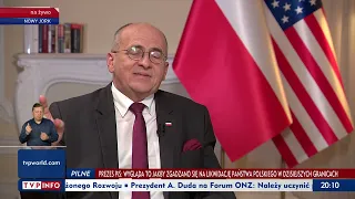 Gość Wiadomości - prof. Zbigniew Rau, Ministerstwo Spraw Zagranicznych