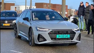 New! Audi RS6 2020 Nardo Grey | Driving, Sound exhausts and Accelerating | Audi RS6 Avant C8