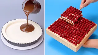 🍒 Yummy & Easy Fruit Dessert For Your Family | Perfect Chocolate Cake Ideas | So Tasty