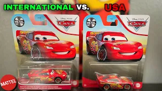 Mattel Disney Cars International Mexico Packaging VS USA Packaging