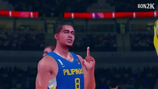 LIVE NOW! GILAS PILIPINAS VS UKRAINE | FIBA WORLD CUP | JUNE 5, 2023 | NBA2K14 TO FIBA2K SIMULATION