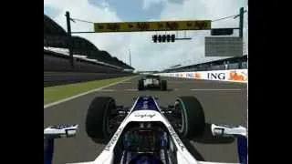 Formula 1 2010 Hungarian Grand Prix Barichello overtakes Michael Schumacher at Hungaroring gameplay