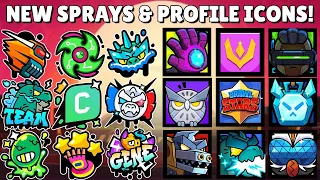 All New Sprays & Profile Icons | Season 26