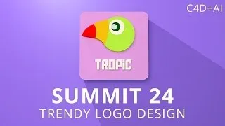 Summit 24 - Trendy Logo Design - Cinema 4D