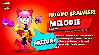 PROVO il Nuovo Brawler Mitico: MELODIE! | Brawl Stars ITA