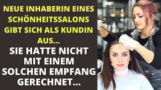 Neue Inhaberin eines Schönheitssalons gibt sich als Kundin aus. Sie hatte nicht mit einem solchen...