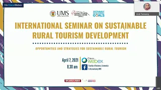🔴 International Seminar on Sustainable Rural Tourism Development