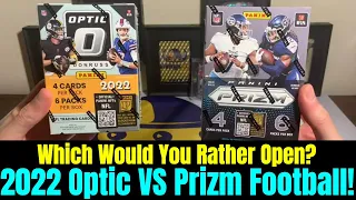 2022 Optic Or Prizm Football Blaster Boxes?! Which Is the Better Product?! You Tell Me!