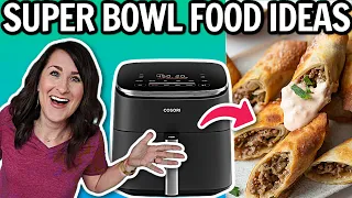 Super Bowl Food Ideas in the Air Fryer - Make Ahead and Air Fry FAST