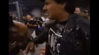 Drunk Scott Hall pukes on Bischoff