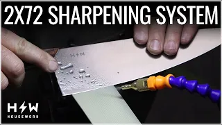 How To: Sharpen a Knife with a 2x72 Belt Grinder