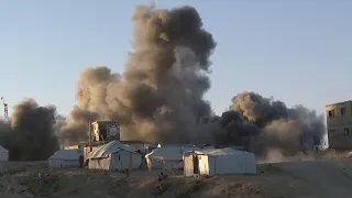 Israeli airstrike near Philadelphi corridor in Rafah, near the Egyptian border