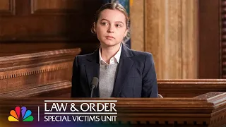 Benson Tells High School Rape Survivor to Not Give Up | Law & Order: SVU | NBC