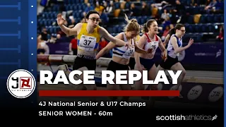 RACE REPLAY | 4J National Senior & U17 Champs - Senior Women's 60m