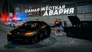 РАЗБИЛ В ТОТАЛ BMW М5... САМАЯ ЖЁСТКАЯ АВАРИЯ! (MTA Province)