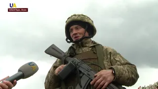 Ukrainian Soldiers Vote in the East of Ukraine