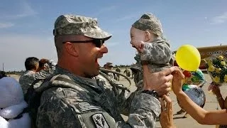 Take The Challenge And Try Not To Cry Happy Tears Part 1(US Troops Coming Home) 2014