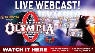 MR OLYMPIA 2019 FINALS - LIVE