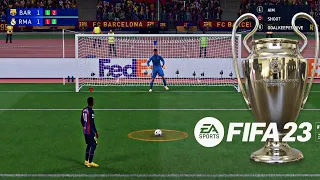 FIFA 23- FC BARCELONA VS REAL MADRID UEFA Champions League Final [ PENALTY SHOOTOUT ]