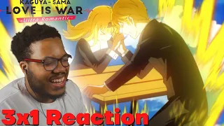 Arm Wrestling! Chika ALWAYS Cheats! | Kaguya-sama Love is War Season 3 Episode 1 Reaction!