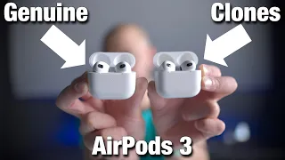 Airpods 3 Genuine vs Clones/Replicas - Moweek
