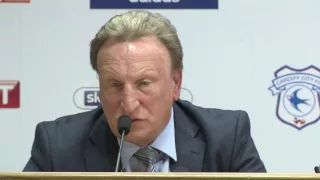 WARNOCK'S FIRST CARDIFF CITY MEDIA CONFERENCE