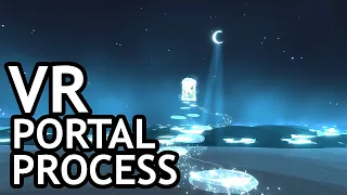Creating a Portal in VR! (Open Brush VR Art Process Video)
